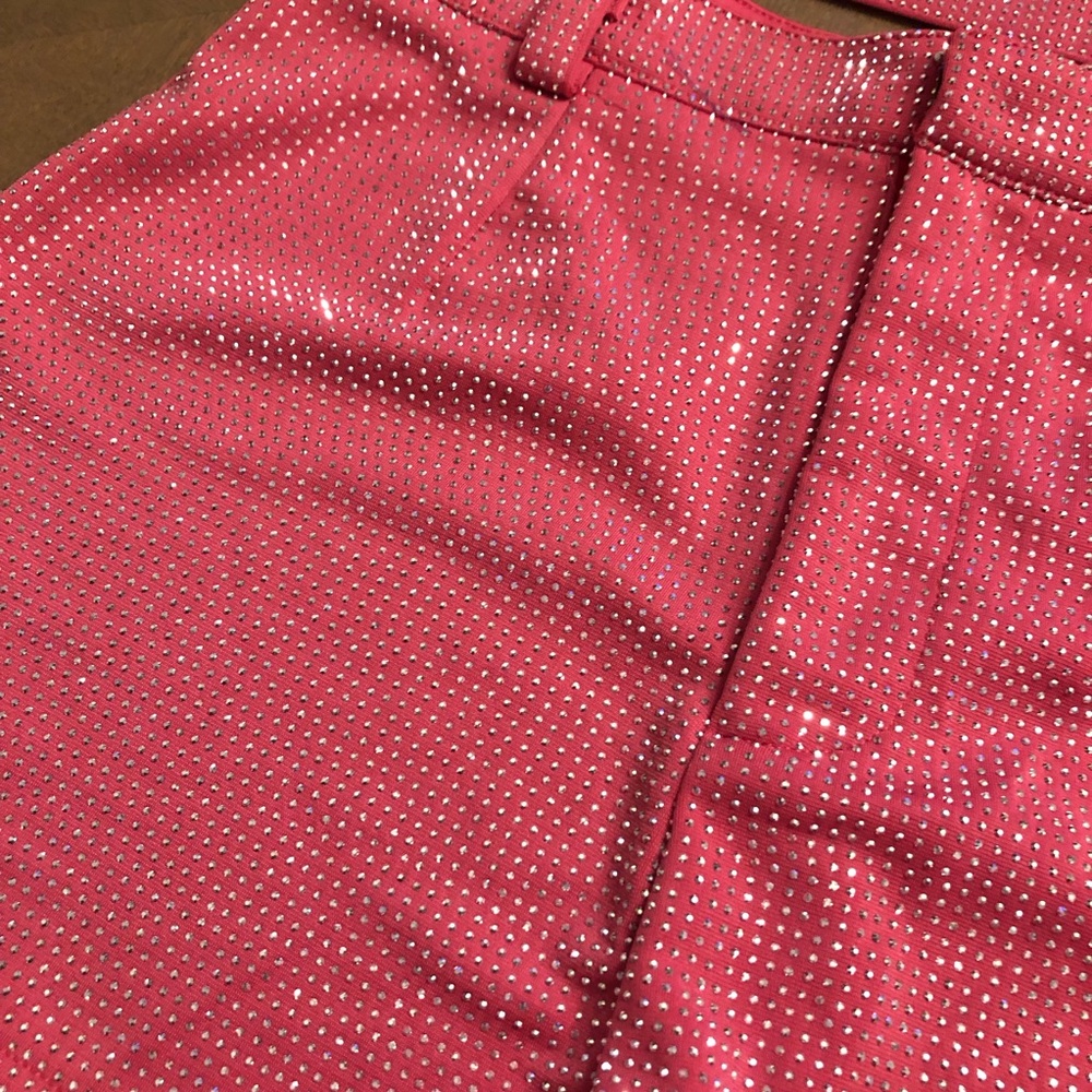NEW Boutique Rhinestone Studded Belted Gameday Western Cowgirl Bling Shorts - Picture 3 of 6